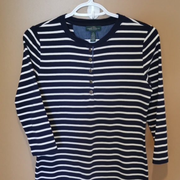 Lauren Ralph Lauren Striped Slim Dress - Picture 3 of 4